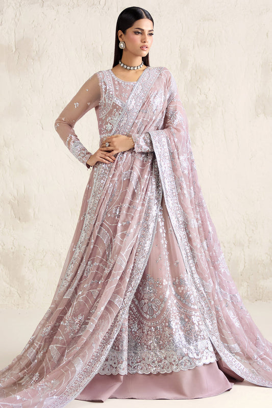 Farasha | Formals 26 | Mauve Pearl - Formal Dress - available at Maria Faisal in UK and USA.