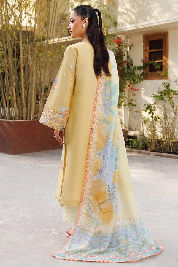 Farasha | Summer Weaves Embroidered Lawn | Sunlit Mellow by Maria Faisal - Registered Vendor of : Farasha - type : Ladies Clothes - 100% original wedding dresses