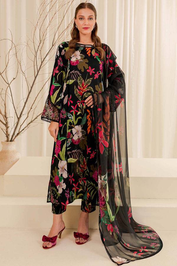 Farasha | Printed Essentials | Ebony Passion by Maria Faisal - Registered Vendor of : Farasha - type : Ladies Clothes - 100% original wedding dresses
