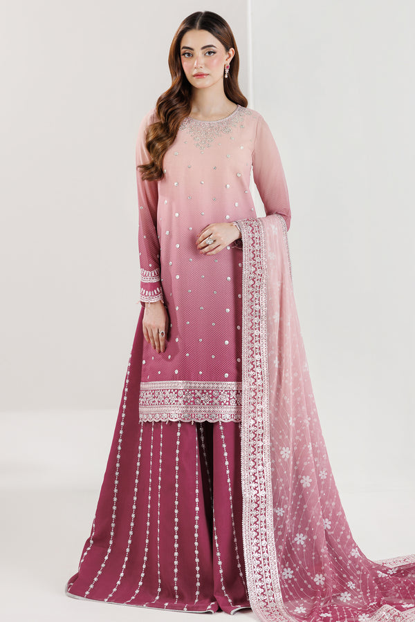 Farasha | Formals 26 | Rosette Blush - Formal Dress - available at Maria Faisal in UK and USA.