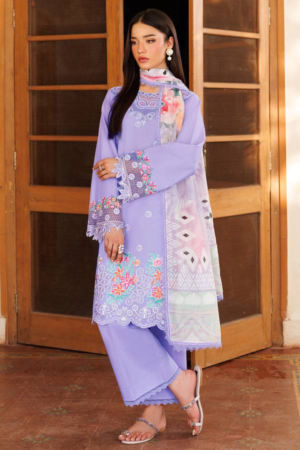 Farasha | Summer Weaves Embroidered Lawn | Lavender Dew by Maria Faisal - Registered Vendor of : Farasha - type : Ladies Clothes - 100% original wedding dresses