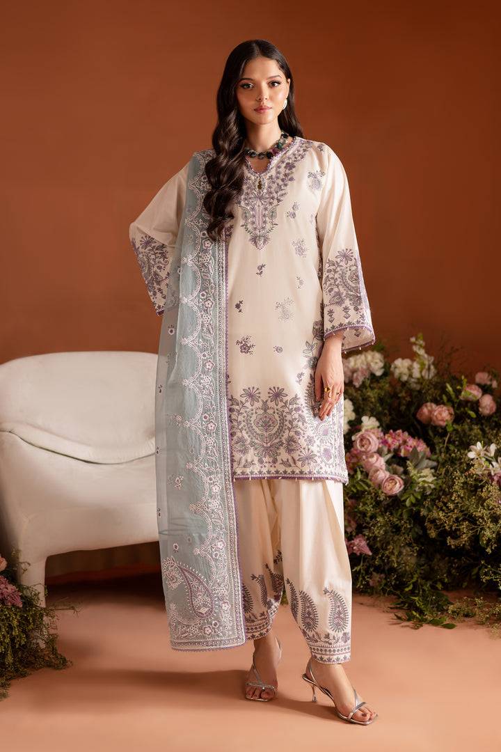 Batik | Aylin Festive Solids | White Opal by Maria Faisal - Registered Vendor of : Batik - type : Ladies Clothes - 100% original wedding dresses