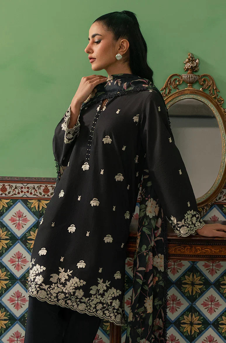 Cross Stitch | Mahiri Embroidered Collection | RAVEN FLORA - Ladies Clothes - Maria Faisal