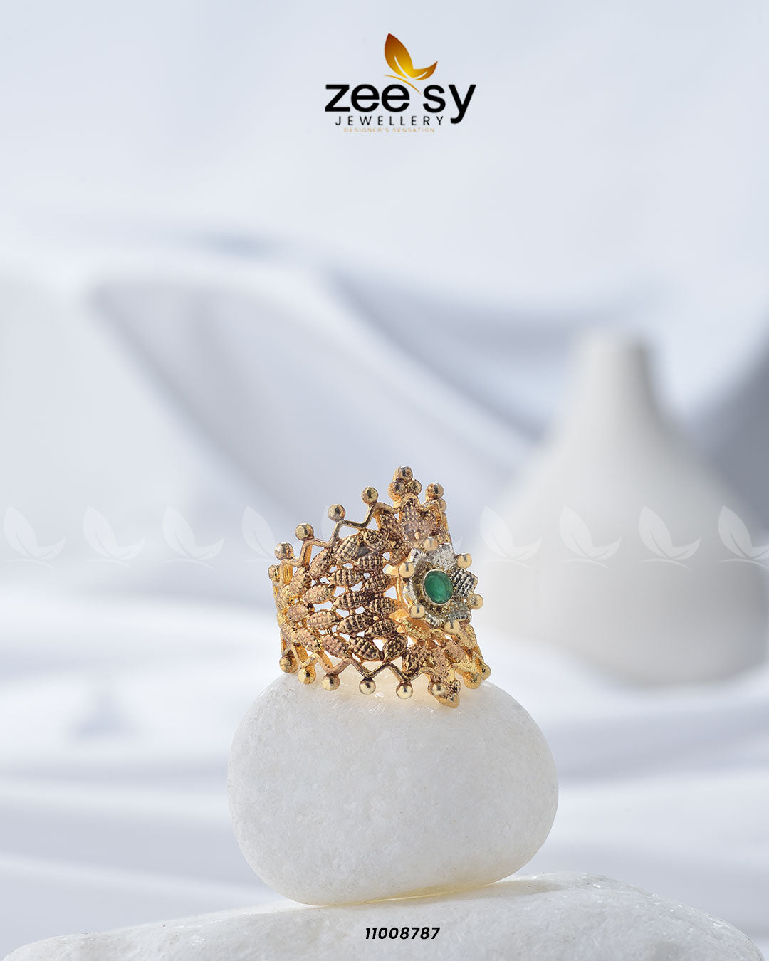 Crown Ring-8290 - Rings 