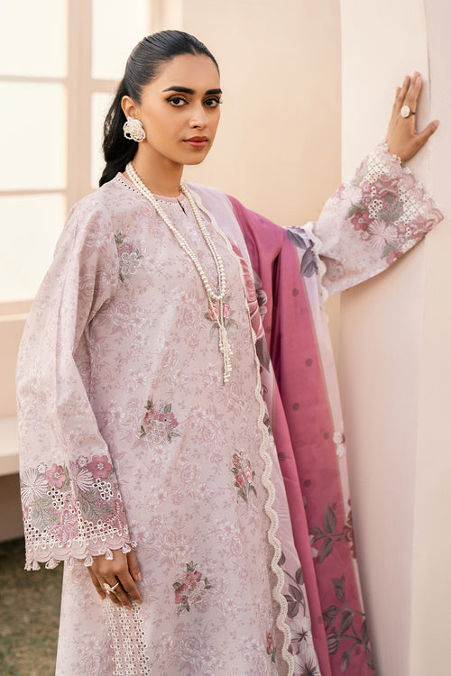 Baroque | Luxury Pret 24 | LAWN UF-604 - Designer Dress with Intricate embroidery and embellishments. Shop elegent wedding dress at Maria Faisal.