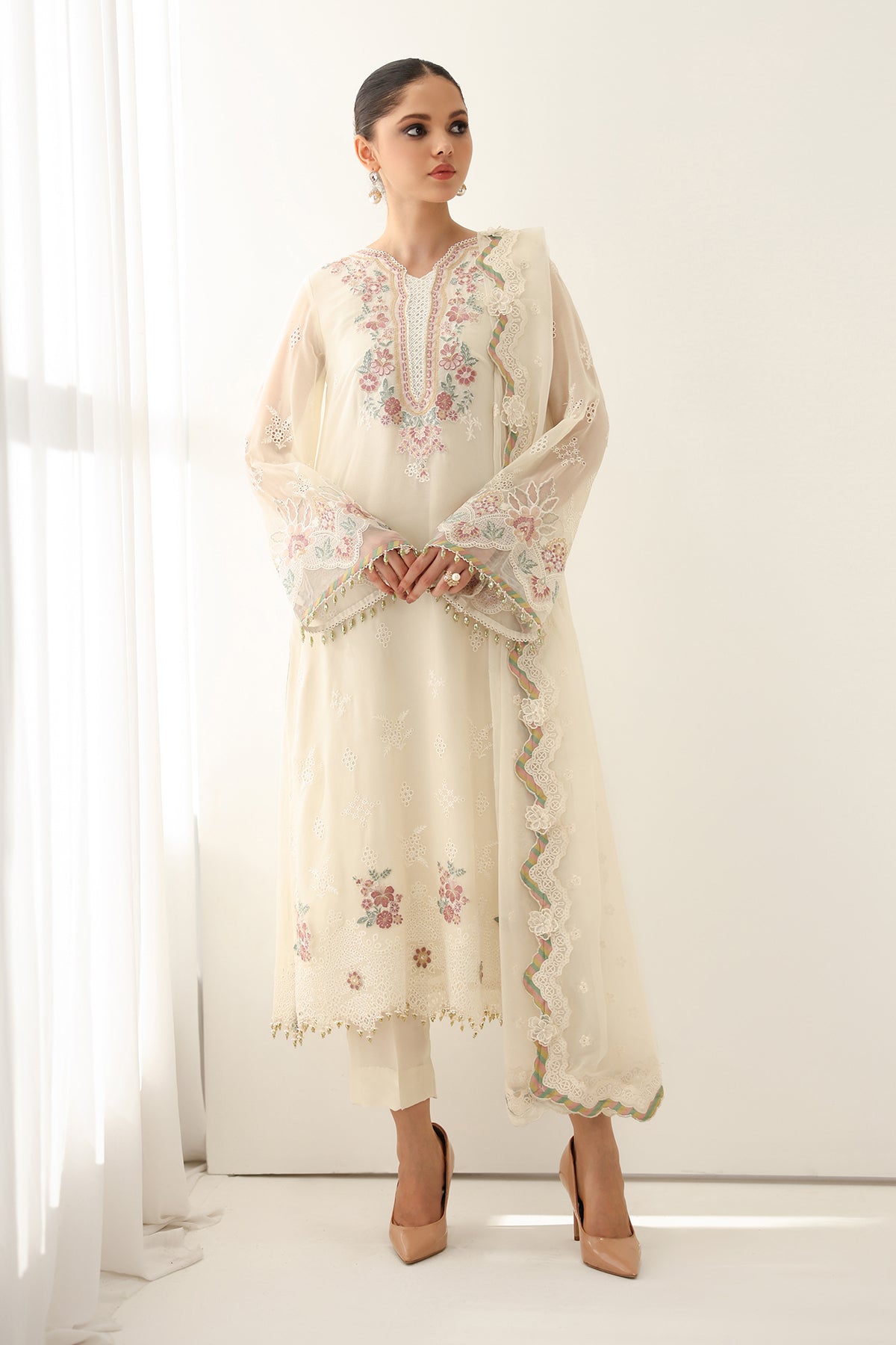 Baroque | Formal Collection | UF-4184 - Ladies Clothes - Maria Faisal