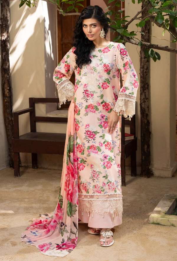 Humdum | Zaiba 25 |  D01 - Ladies Clothes - Maria Faisal