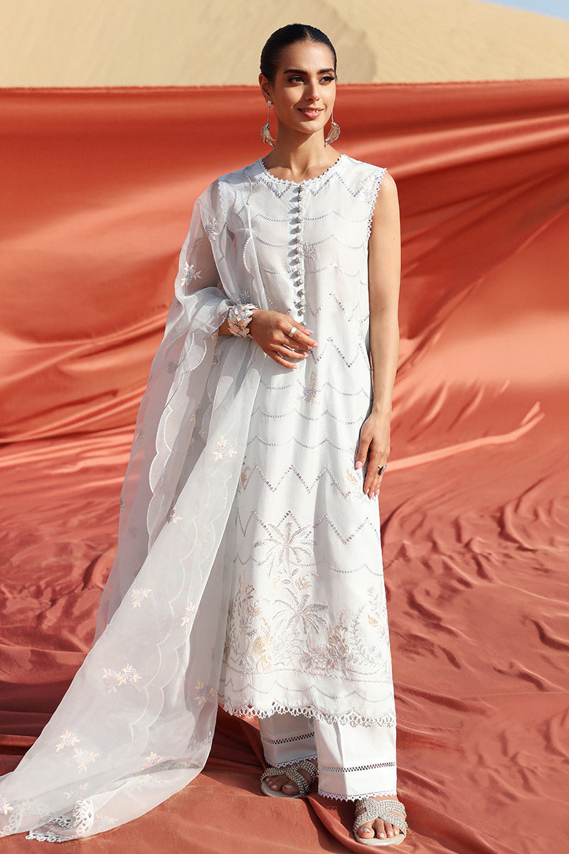 Cross Stitch | Eid Lawn 24 | FLORAL TALE - Designer Dress with Intricate embroidery and embellishments. Shop elegent wedding dress at Maria Faisal.
