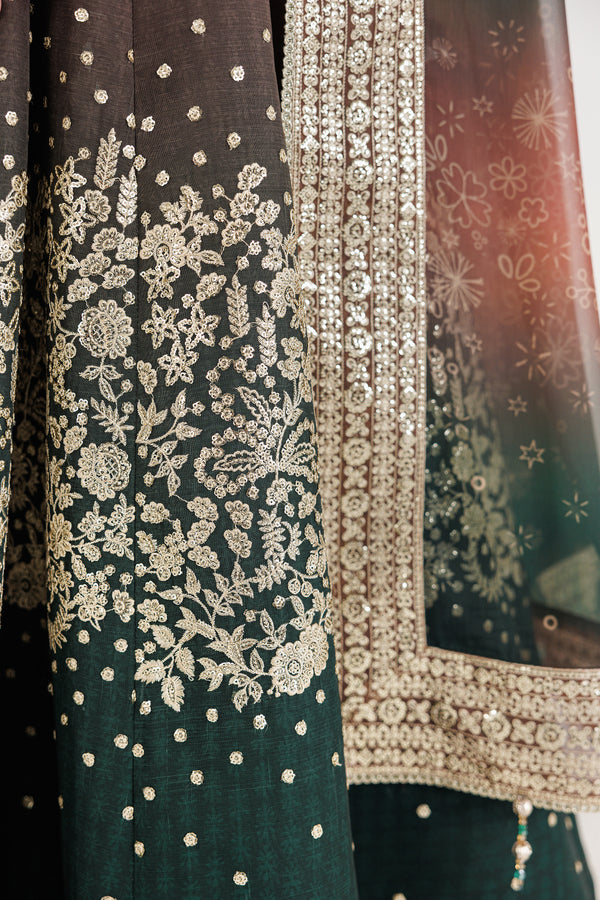 Farasha | Formals 26 | Rustic Glow - Formal Dress - available at Maria Faisal in UK and USA.