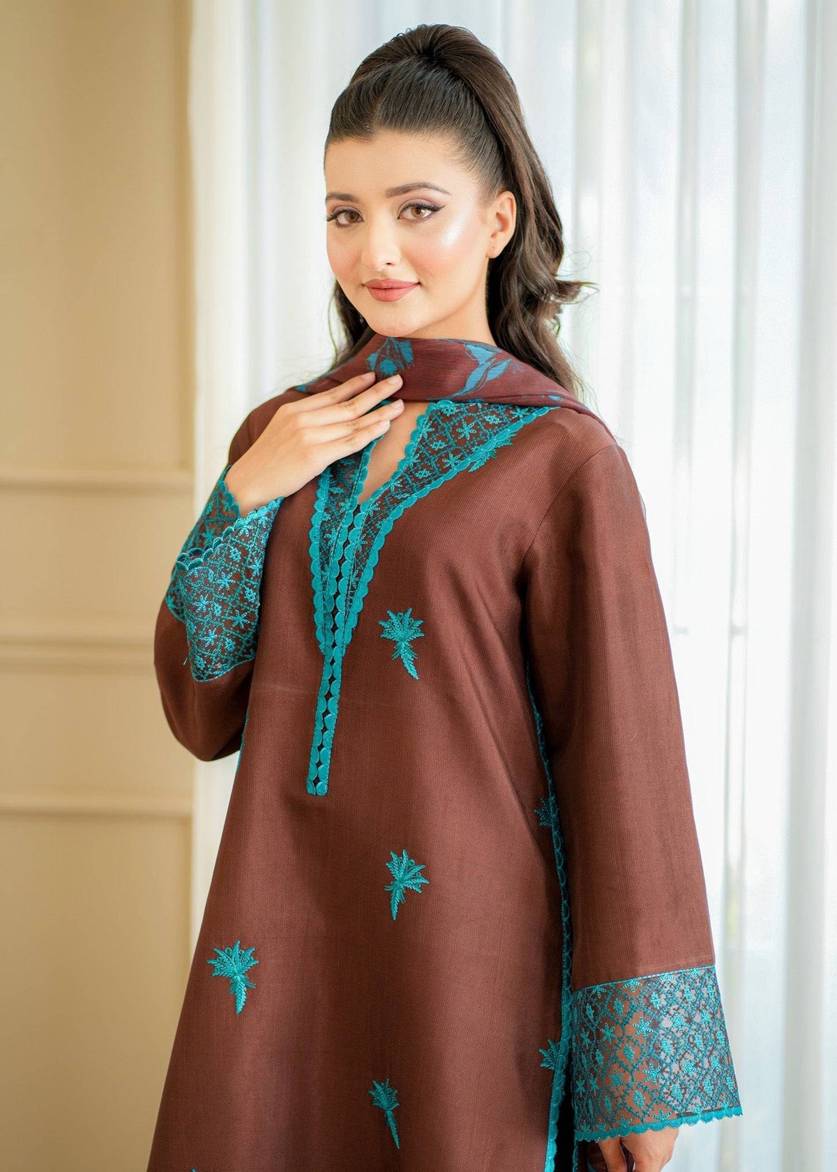 Fozia Khalid | Silk Spire | COCOA by Maria Faisal - Registered Vendor of : Fozia Khalid - type : Ladies Clothes - 100% original wedding dresses
