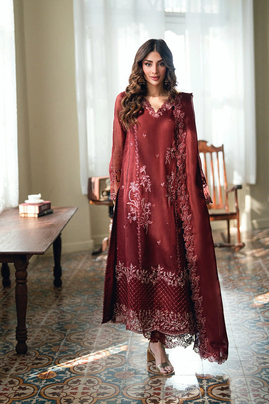 Azure | Eid Drop | Hibiscus - Formal Dress - available at Maria Faisal in UK and USA.
