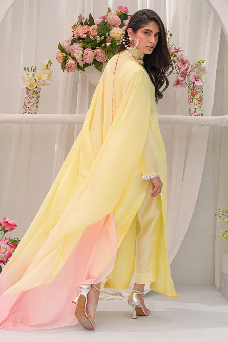 Chic Ophicial | The Maison Duo | Marshmallow - Luxury Dress - available at Maria Faisal in UK and USA.
