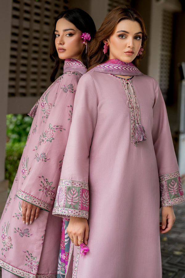 Jazmin | Winter Edition 24 | KHADDAR UW-0054 - Designer Dress with Intricate embroidery and embellishments. Shop elegent wedding dress at Maria Faisal.