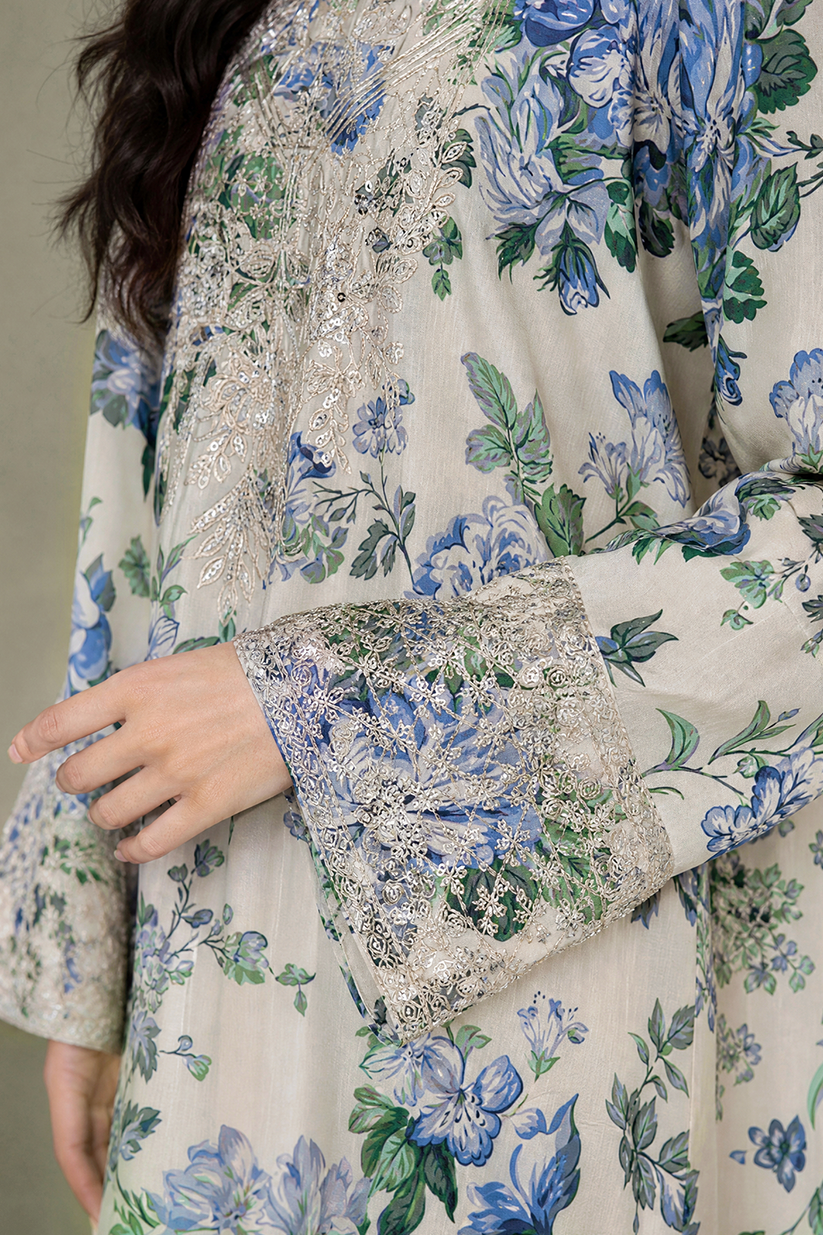 Saad Shaikh | Ease Fall Edit 26 | D-12 Co-ord Set Skin - Casual Dress - available at Maria Faisal in UK and USA.