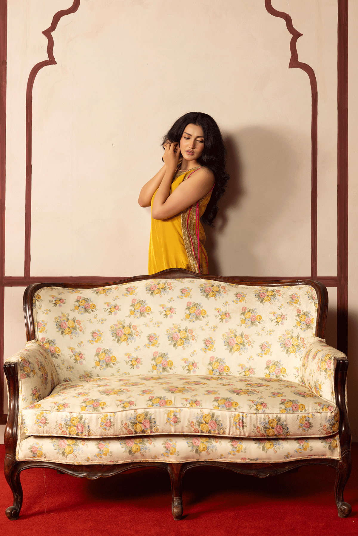 Erum Khan | Intezar e Eid | Naqsh - Luxury Dress - available at Maria Faisal in UK and USA.