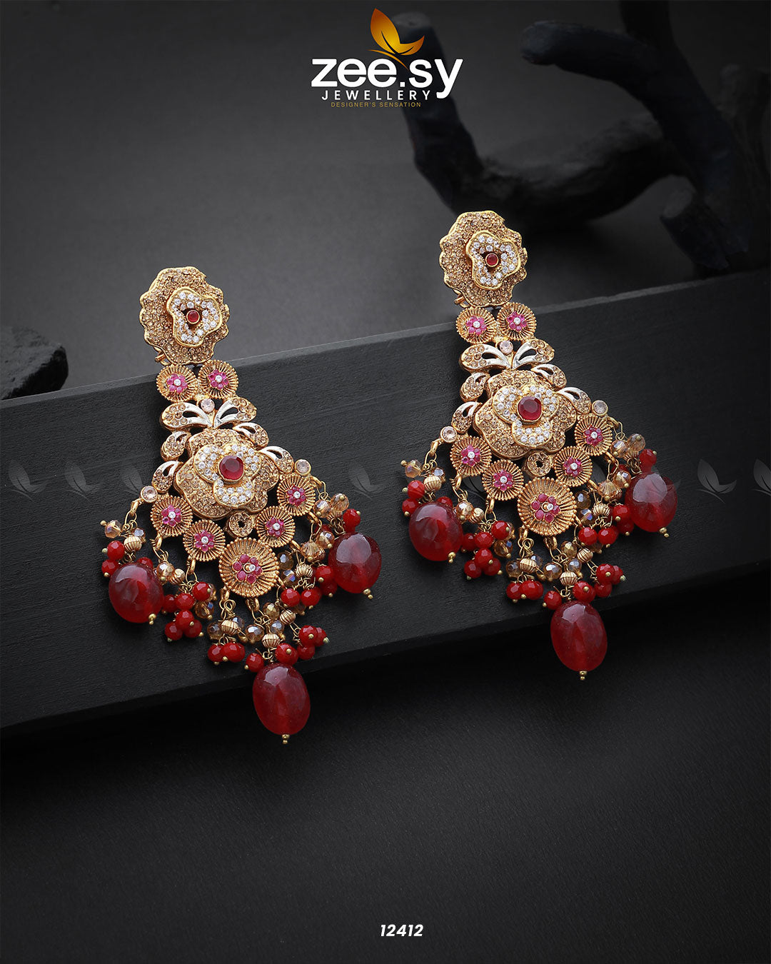Flower Earrings - Earrings 