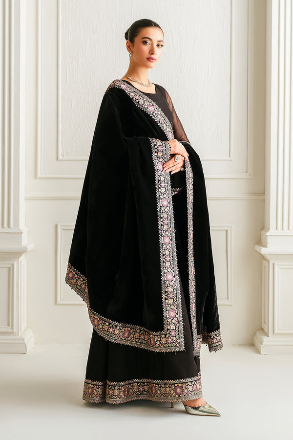 Baroque | Luxury Pret 25 | EMBROIDERED CHIFFON PR-1019 - Ladies Clothes - Maria Faisal