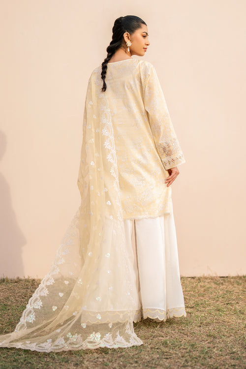 Baroque | Luxury Pret 24 | LAWN UF-607 - Designer Dress with Intricate embroidery and embellishments. Shop elegent wedding dress at Maria Faisal.