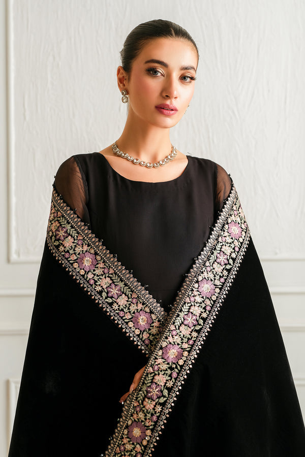 Baroque | Luxury Pret 25 | EMBROIDERED CHIFFON PR-1019 - Ladies Clothes - Maria Faisal