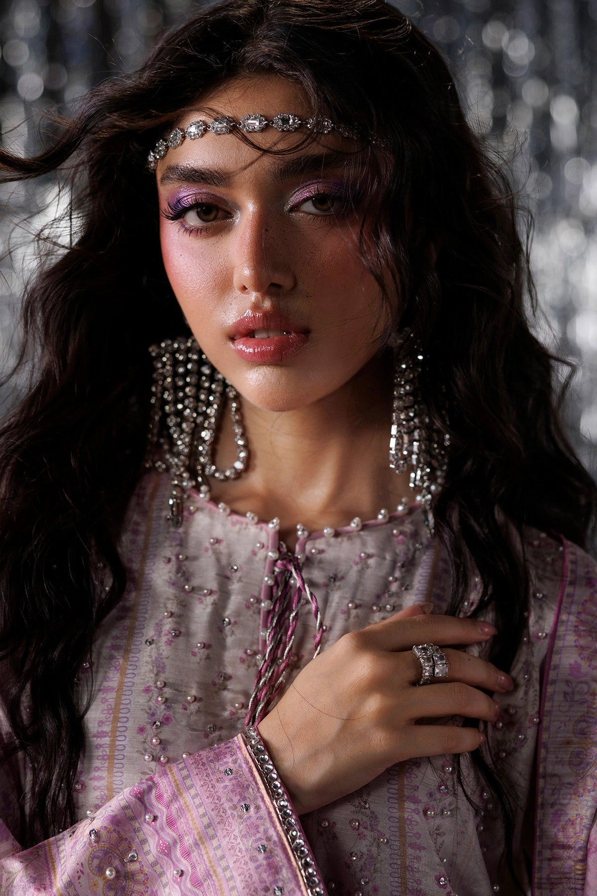 Rangrasiya | Luxe Silk 26 | Cherie - Luxury Dress - available at Maria Faisal in UK and USA.