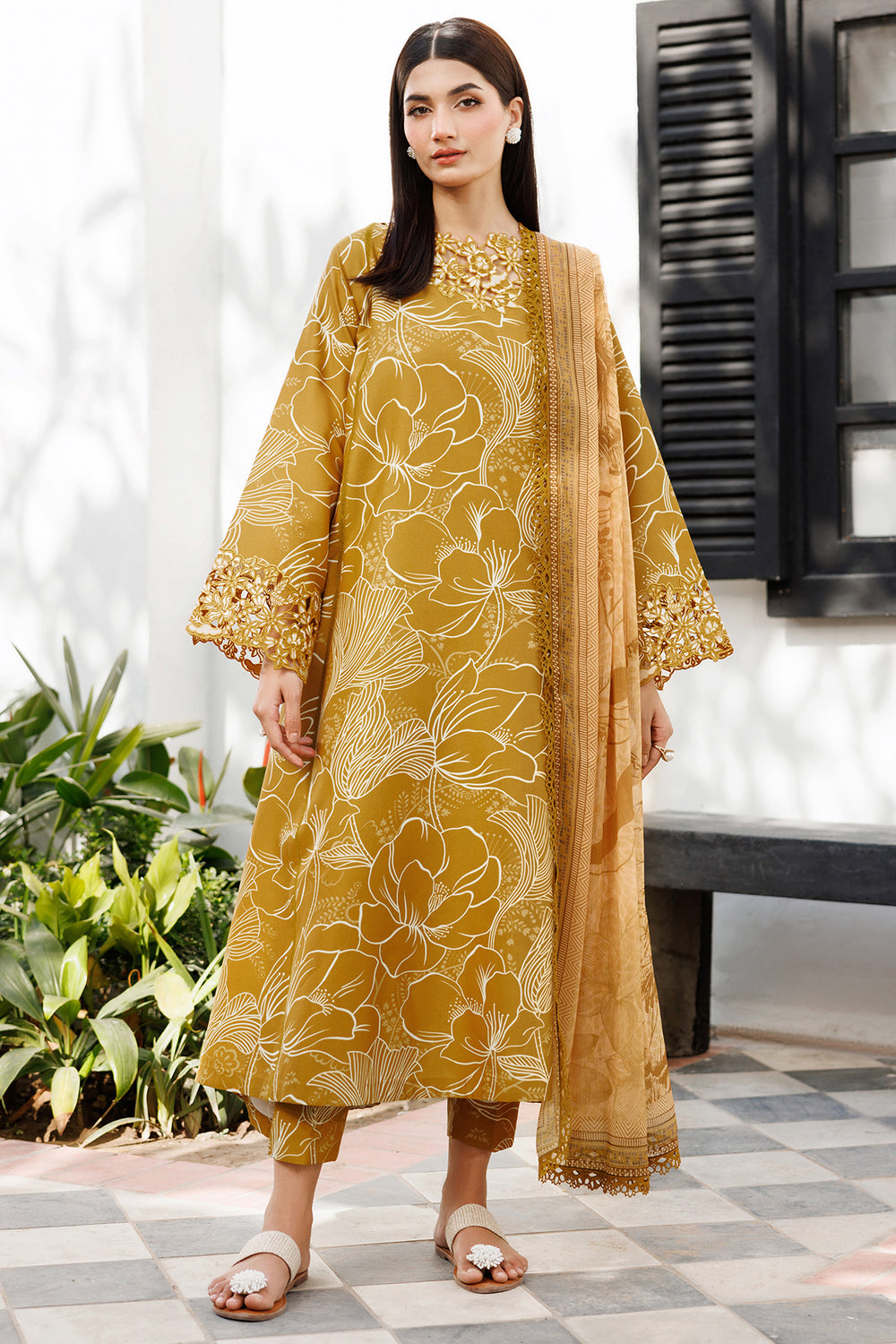 Farasha | Printed Essentials | Dune Aura - Ladies Clothes - Maria Faisal