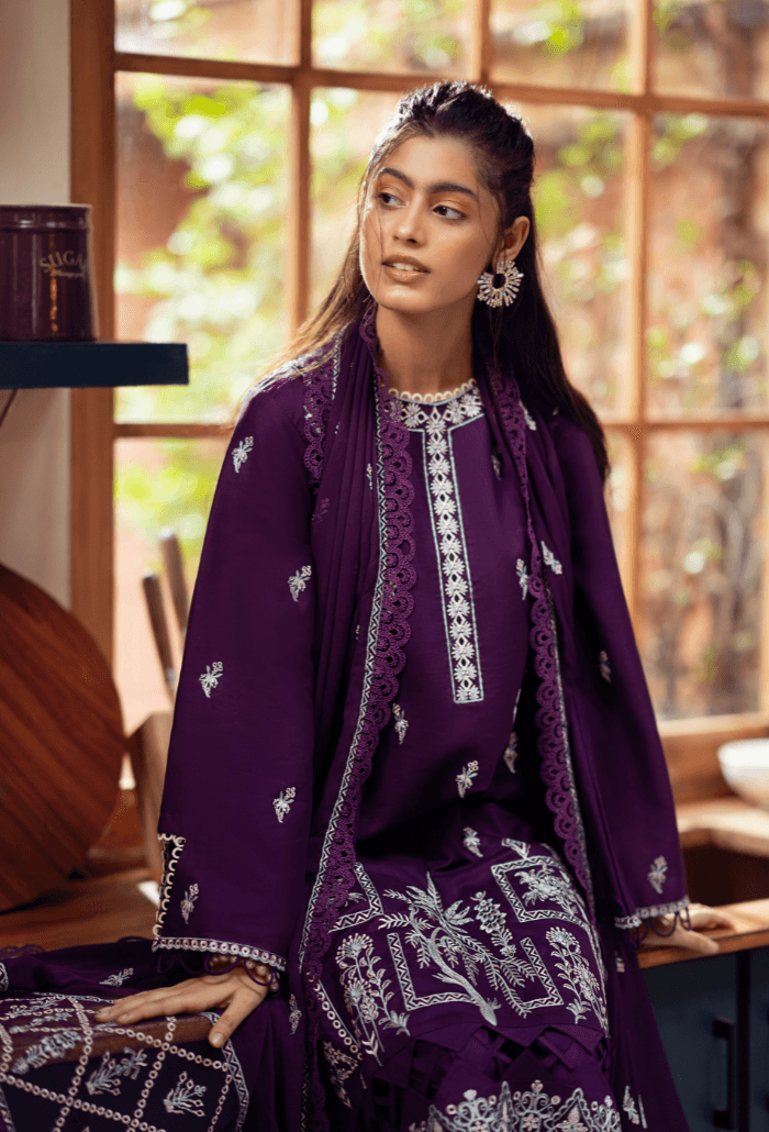 Humdum | Lala Rukh Lawn | Lalarukh - D05 by Maria Faisal - Registered Vendor of : Humdum - type : Ladies Clothes - 100% original wedding dresses