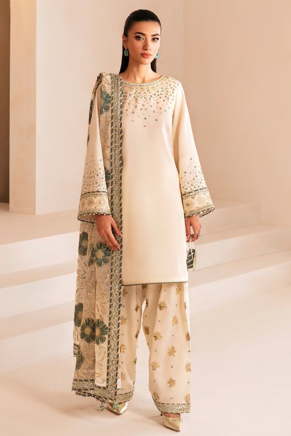 Jazmin | Formals Collection | Raw Silk UR-7039 - Ladies Clothes - Maria Faisal