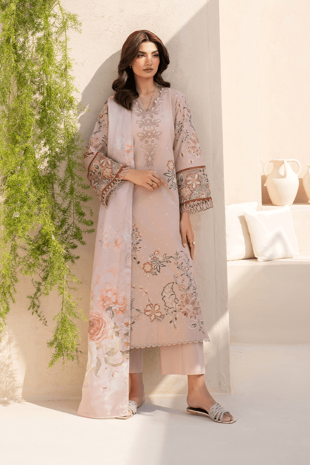 Iznik | Festive Lawn 25 | EFL-02 by Maria Faisal - Registered Vendor of : Iznik - type : Ladies Clothes - 100% original wedding dresses