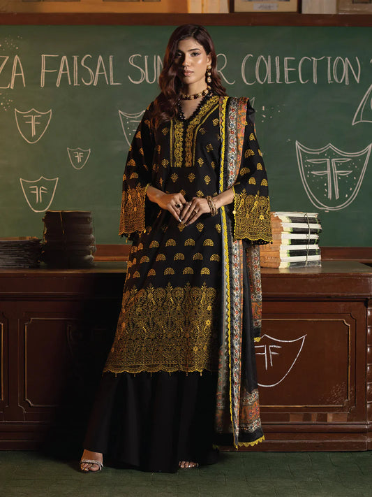 Faiza Faisal | Maya Luxury Lawn | Clara - Maria Faisal
