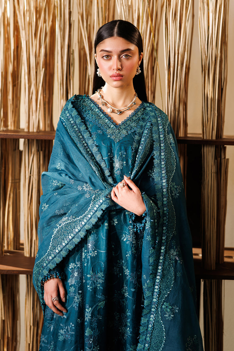 Baroque | Eid Lawn 26 | EL26-D04 - Luxury Dress - available at Maria Faisal in UK and USA.