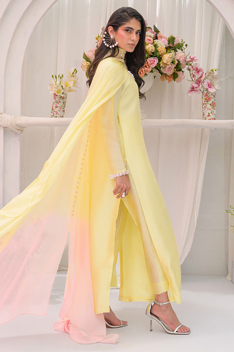 Chic Ophicial | The Maison Duo | Marshmallow - Luxury Dress - available at Maria Faisal in UK and USA.