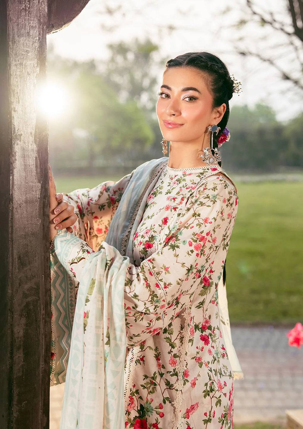 Elaf Premium | Prints 25 | EPS-3B DAY BLOOM by Maria Faisal - Registered Vendor of : Elaf Premium - type : Ladies Clothes - 100% original wedding dresses