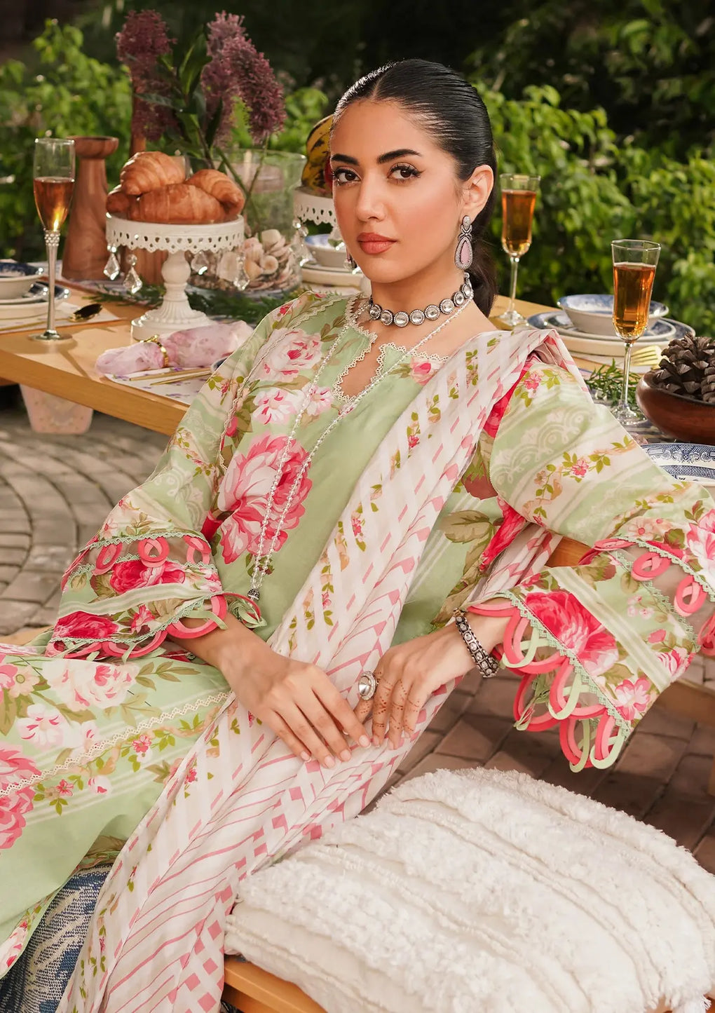 Elaf Premium | Printed Collection 24 | EEP-05A - Mint To Be - Waniyas