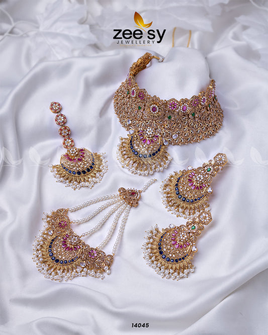 Mughal Queen's Bridal Set - Bridal Set 