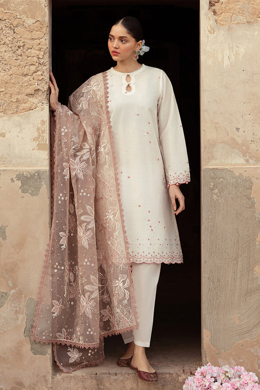 Cross Stitch | Premium Lawn 24 | SPECKLE MESH - Ladies Clothes - Maria Faisal