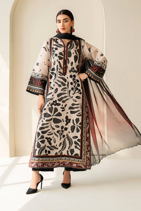 Baroque | Luxury Pret Summer | UF-4199 - Luxury Dress - available at Maria Faisal in UK and USA.