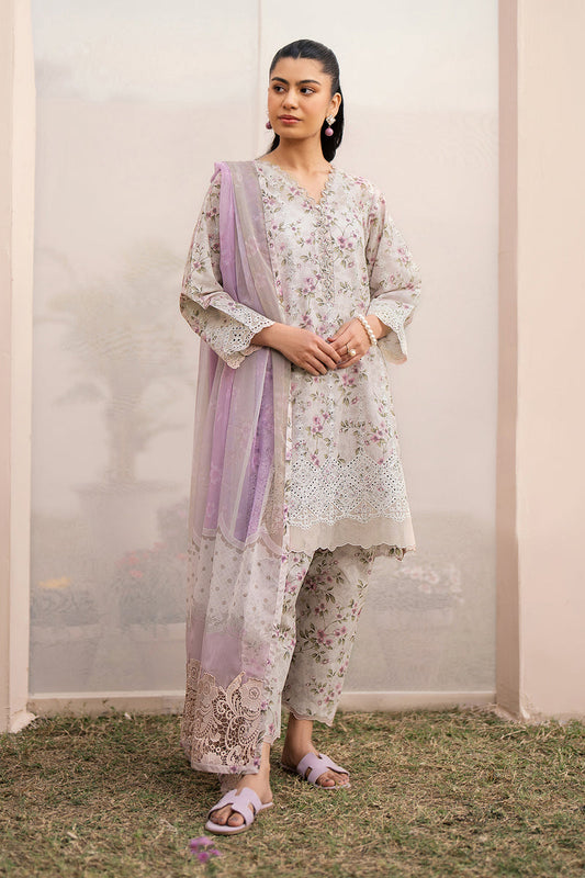 Baroque | Luxury Pret 24 | LAWN UF-610 - Designer Dress with Intricate embroidery and embellishments. Shop elegent wedding dress at Maria Faisal.