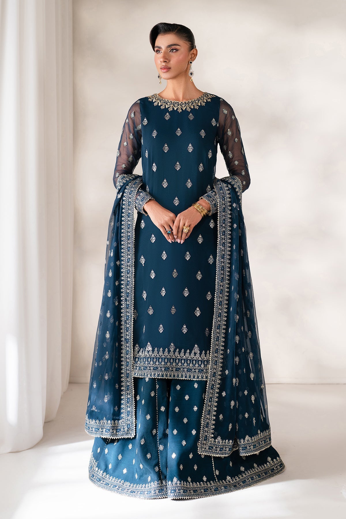 Baroque | Formal Collection | UF-4142 - Ladies Clothes - Maria Faisal