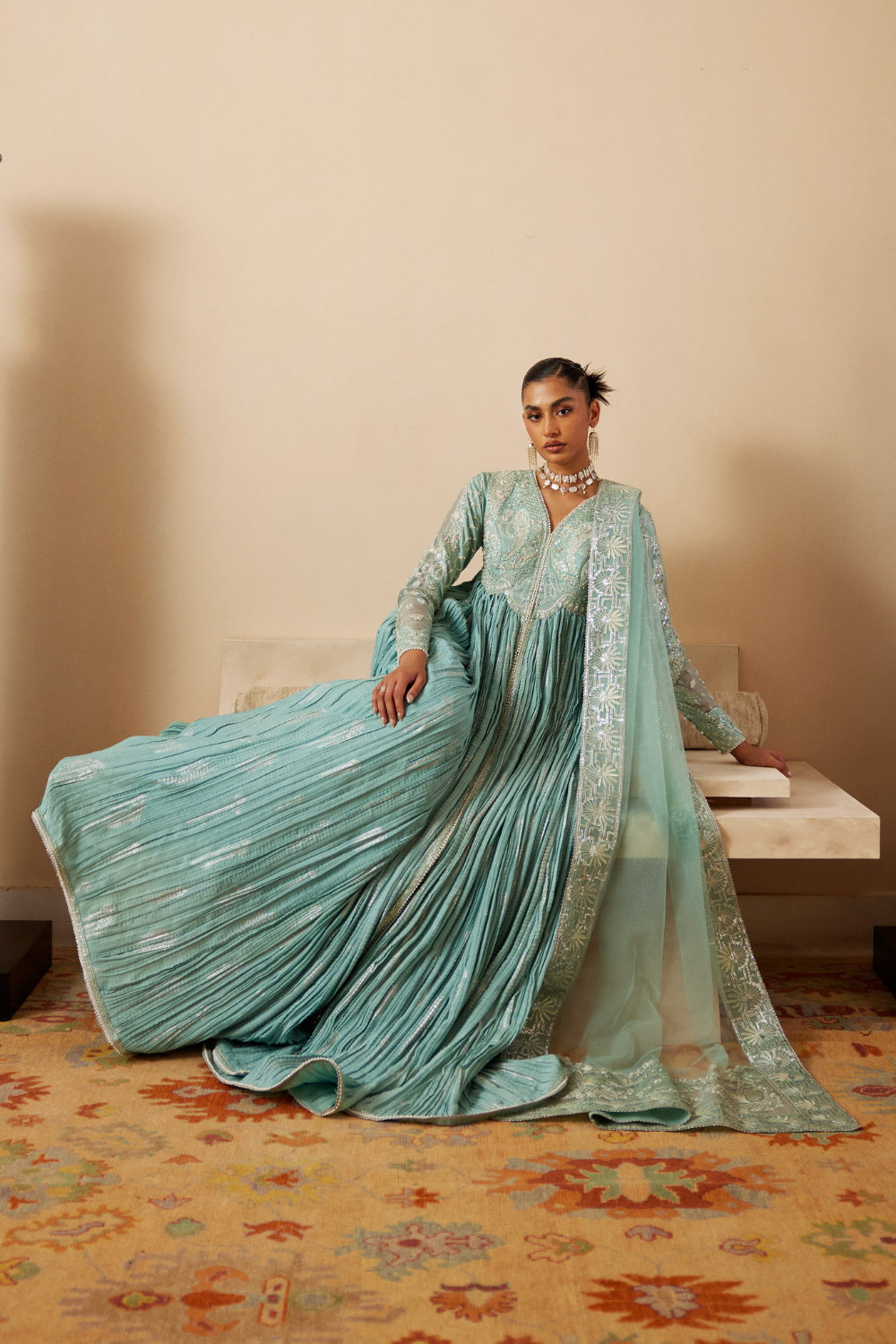 Soraya | Silk Edit 26 | Aveline - Formal Dress - available at Maria Faisal in UK and USA.