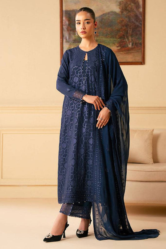 Cross Stitch | Luxe Atelier 25 | INDIGO BLUE by Maria Faisal - Registered Vendor of : Cross Stitch - type : Ladies Clothes - 100% original wedding dresses