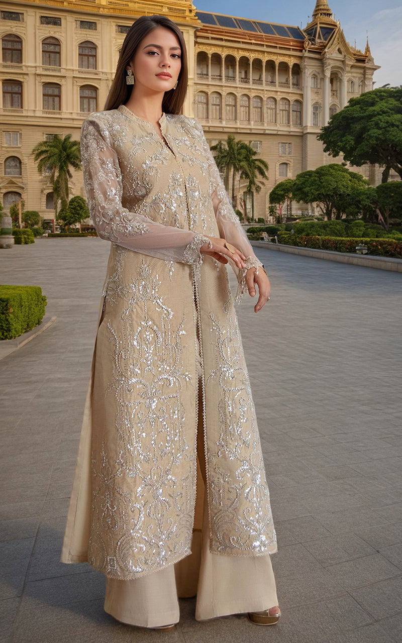 Threads and Motifs | Formal Dresses 25 | Net Embroidered Jacket