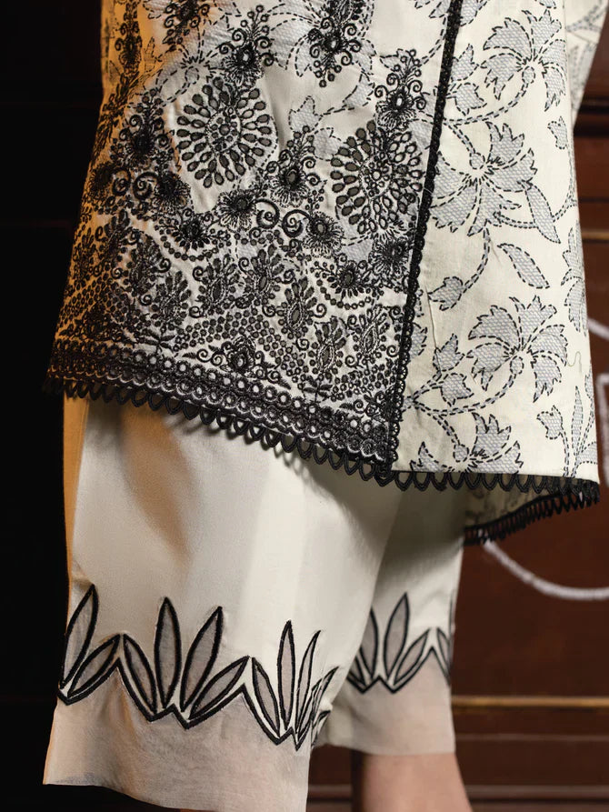 Faiza Faisal | Maya Luxury Lawn | Deniz - Maria Faisal