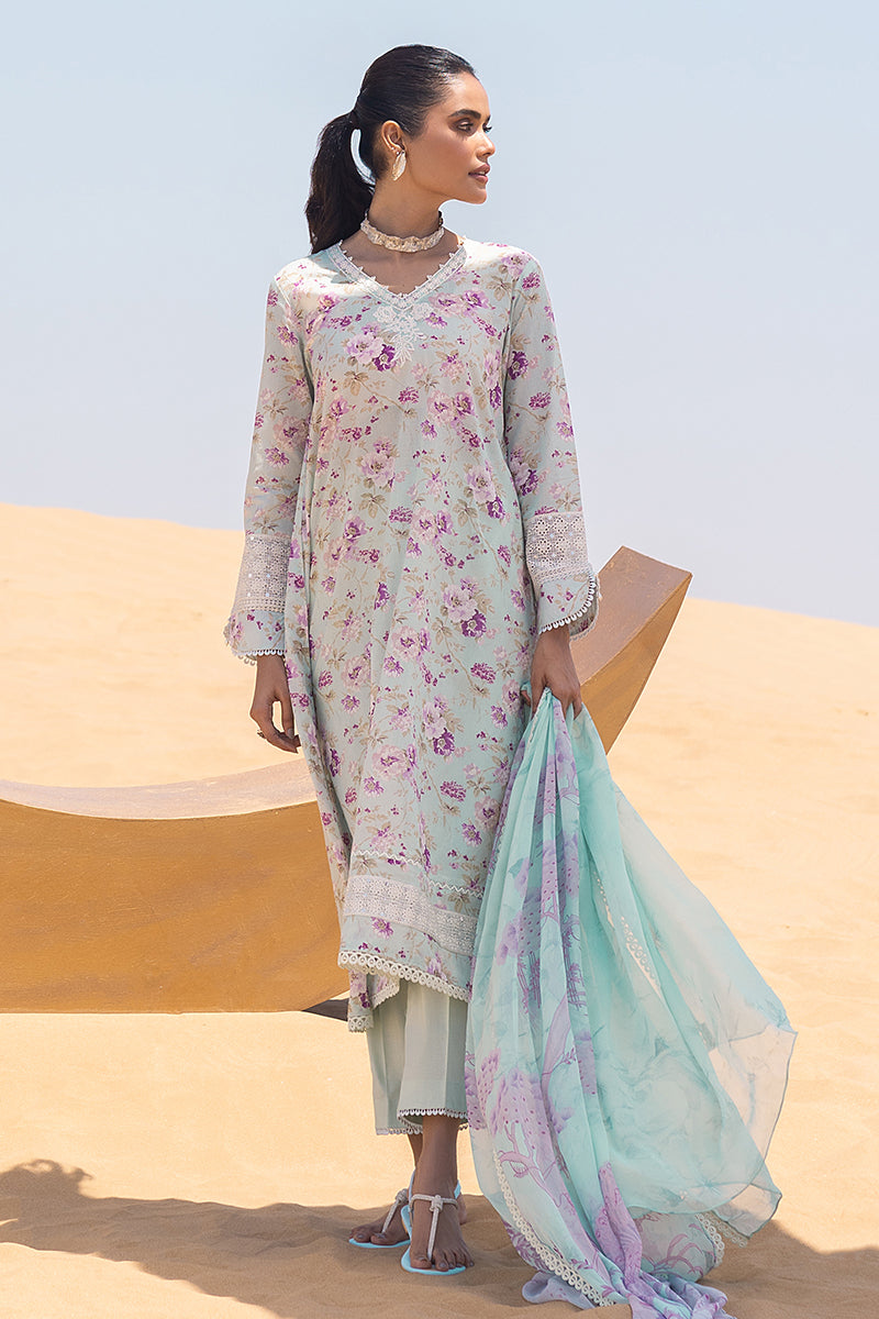 Cross Stitch | Eid Lawn 24 | GREY MIST - Designer Dress with Intricate embroidery and embellishments. Shop elegent wedding dress at Maria Faisal.