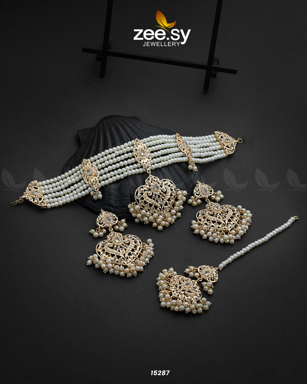 Hyderabadi Guluband Necklace - Necklace Sets 