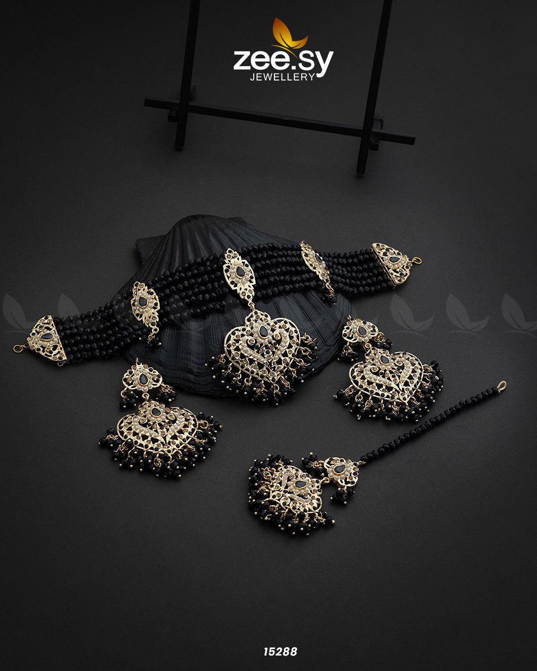 Hyderabadi Guluband Necklace - Necklace Sets 