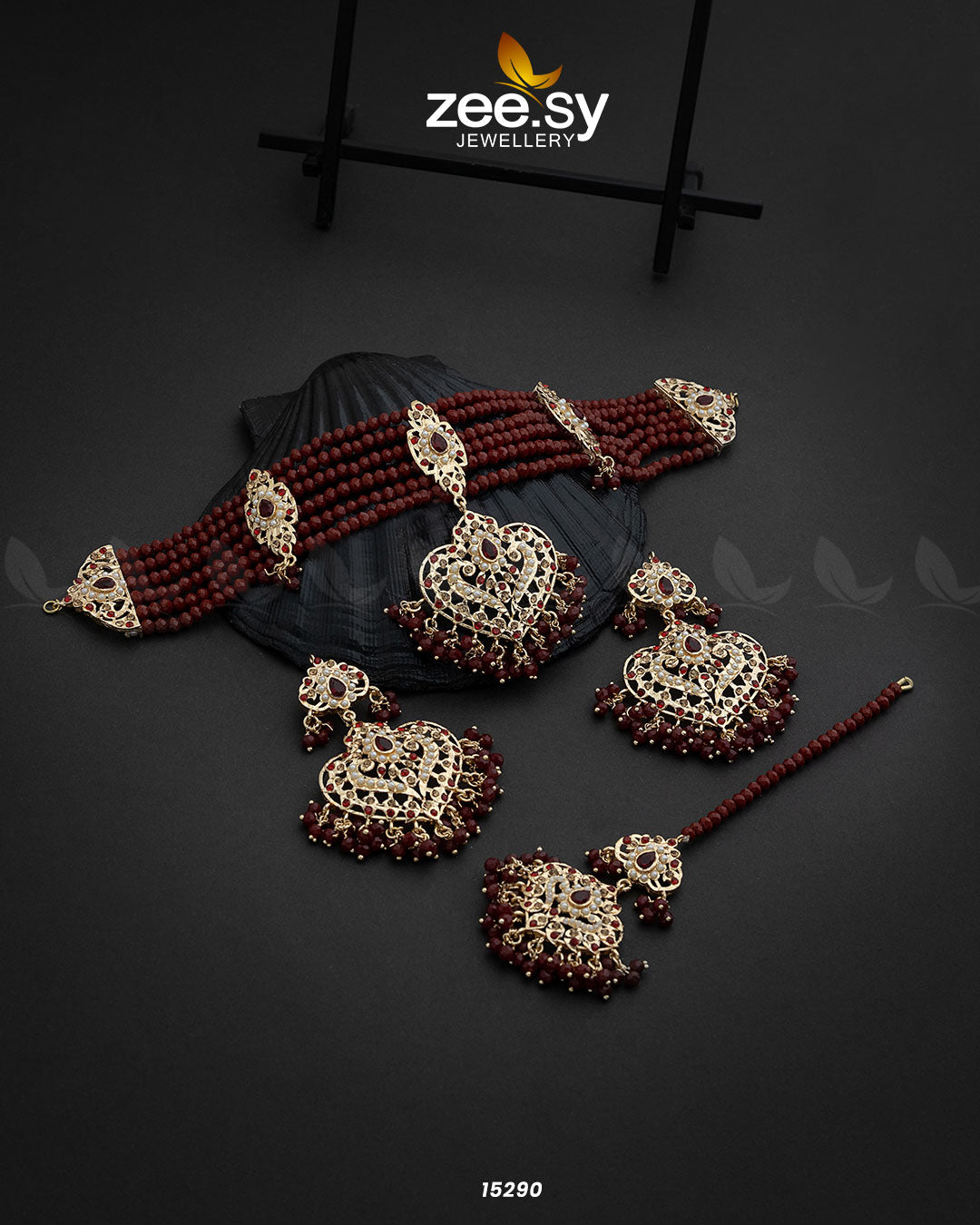 Hyderabadi Guluband Necklace - Necklace Sets 