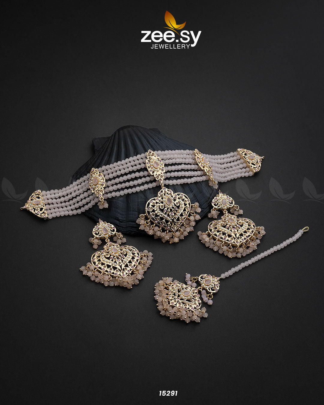 Hyderabadi Guluband Necklace - Necklace Sets 