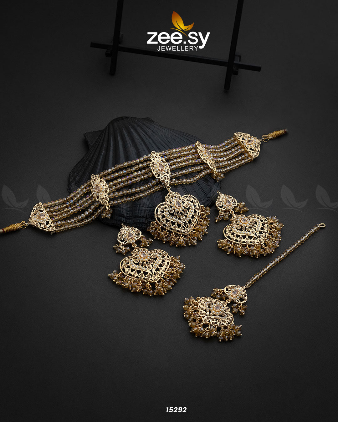 Hyderabadi Guluband Necklace - Necklace Sets 