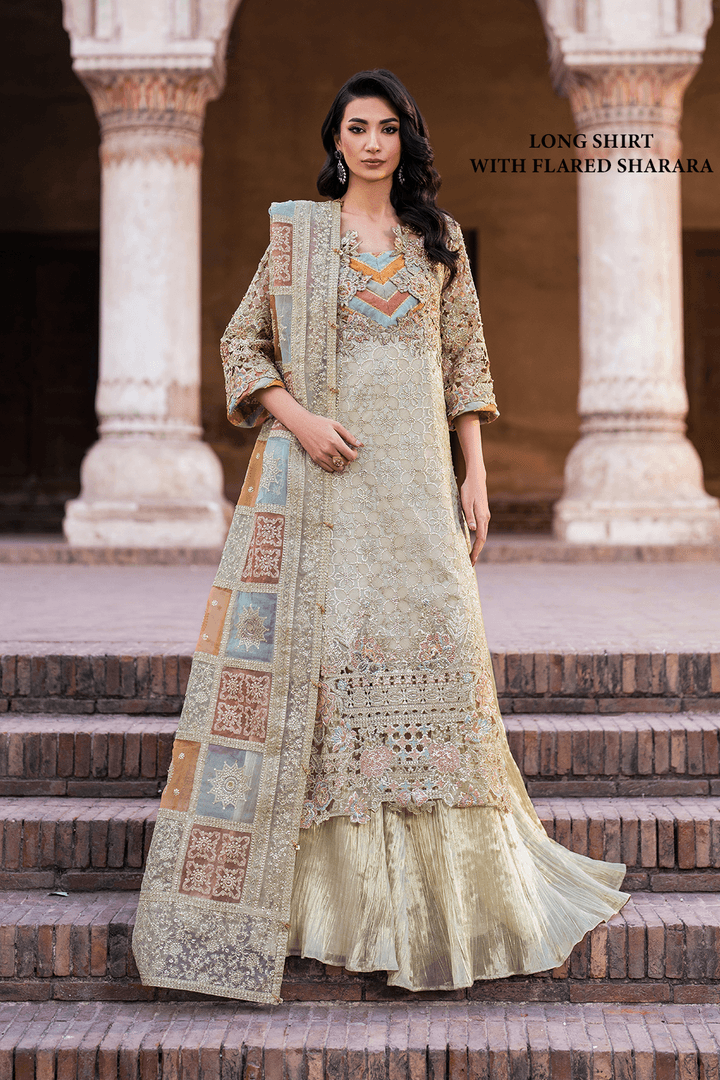 Iznik | Luxury Chiffon | ILC-02 by Maria Faisal - Registered Vendor of : Iznik - type : Ladies Clothes - 100% original wedding dresses