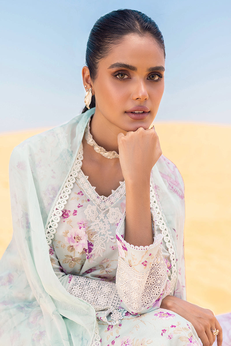 Cross Stitch | Eid Lawn 24 | GREY MIST - Designer Dress with Intricate embroidery and embellishments. Shop elegent wedding dress at Maria Faisal.